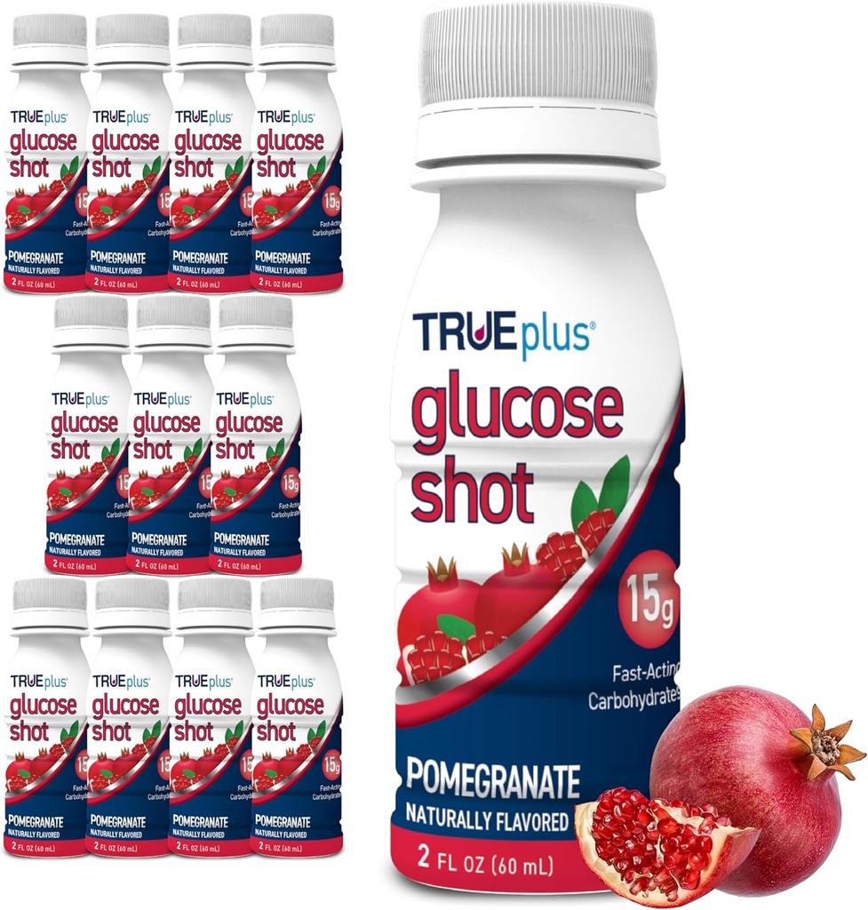 TRUEplus Glükoos Shots 12 pudelit - granaatõuna