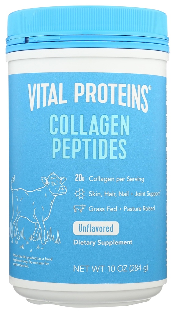 Vitaalvalgud Kollageen Peptiidvalgu pulber, 10 OZ