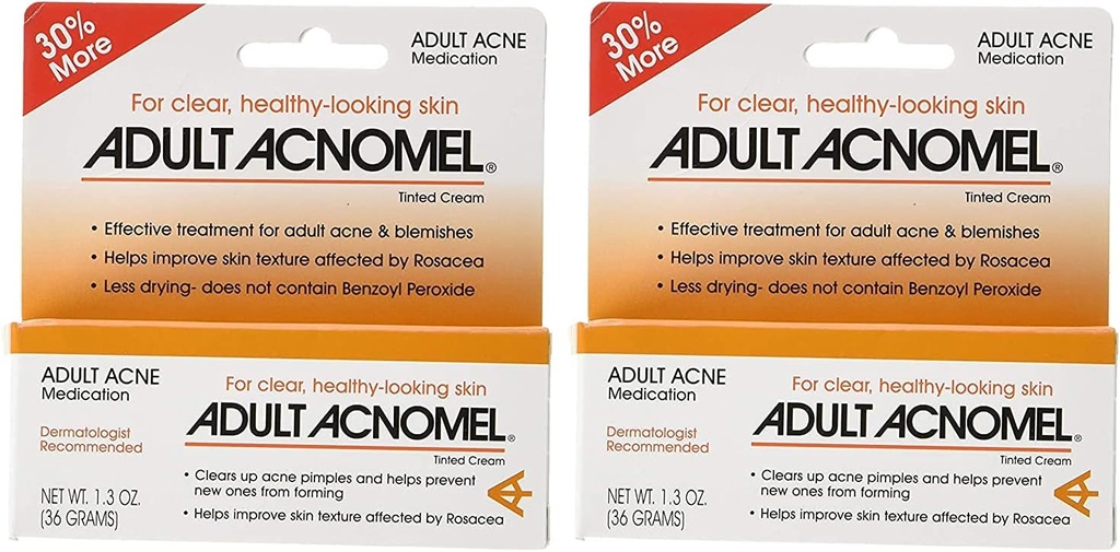 Täiskasvanud Acnomel Acne ravim 1, 3 Oz (pakk 2)
