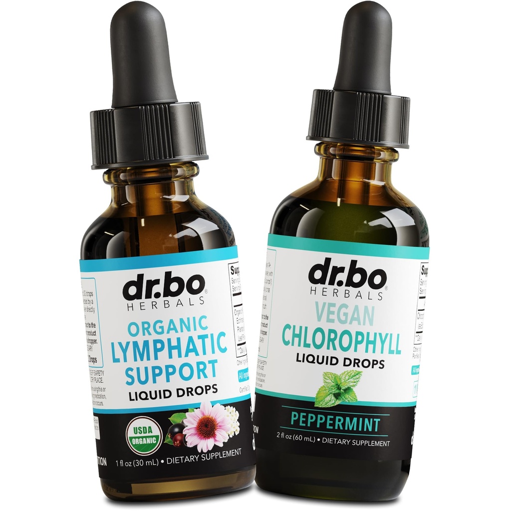 Lümfaatilise drenaažlisandid & Kloofüül - Orgaaniline Lümfaatiline Tugi Vedeliktilgad Puhastavad & Vedelikklorofüll pillab Lõhna Puhastab Keha Detox - Sisemine Deodorant Detox Drainage