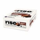 Rise Whey Protein Bars - Chocolatey Almond | Breakfast Bar & Protein Snack 15g Valk 5g Fiber Lihtsalt 4 Terve toidu koostisosad Gluteenivaba Soja Vaba