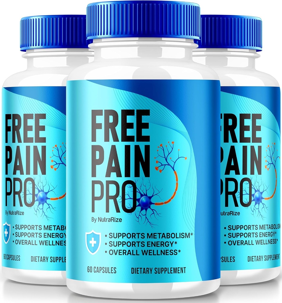 NutraRize (3 Pack) tasuta valu Pro kapslid, ametlik Keto valem Fit ja terve keha, kõik looduslikud toidulisandid üldise heaolu toetamiseks, Premium FreePainPro Pills Review (180 kapslit)