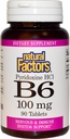 B-6 Püridoksiin HCL 100mg looduslikud tegurid 90 tabs