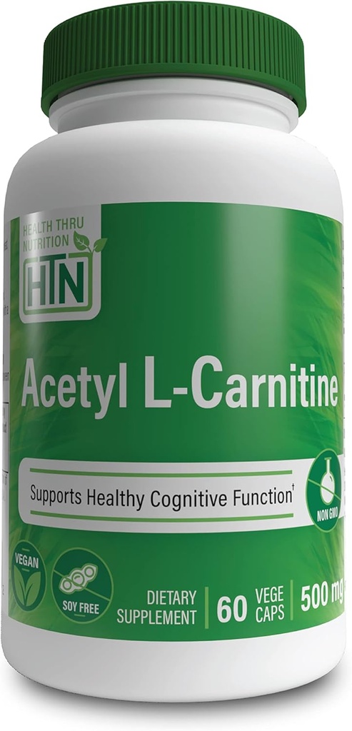 Atsetüül L-karnitiin (500 mg, 60 kapslit)