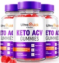 (3 Pack) Ultra Quick Keto ACV Gummies, Ultra Quick Keto ACV Gummies Kaalulangus Support, Natural Keto + ACV, Premium Keto Plus ACV valem, Apple Cider Vinegar Gummy, Ametlik UltraQuick (180 Gummies)