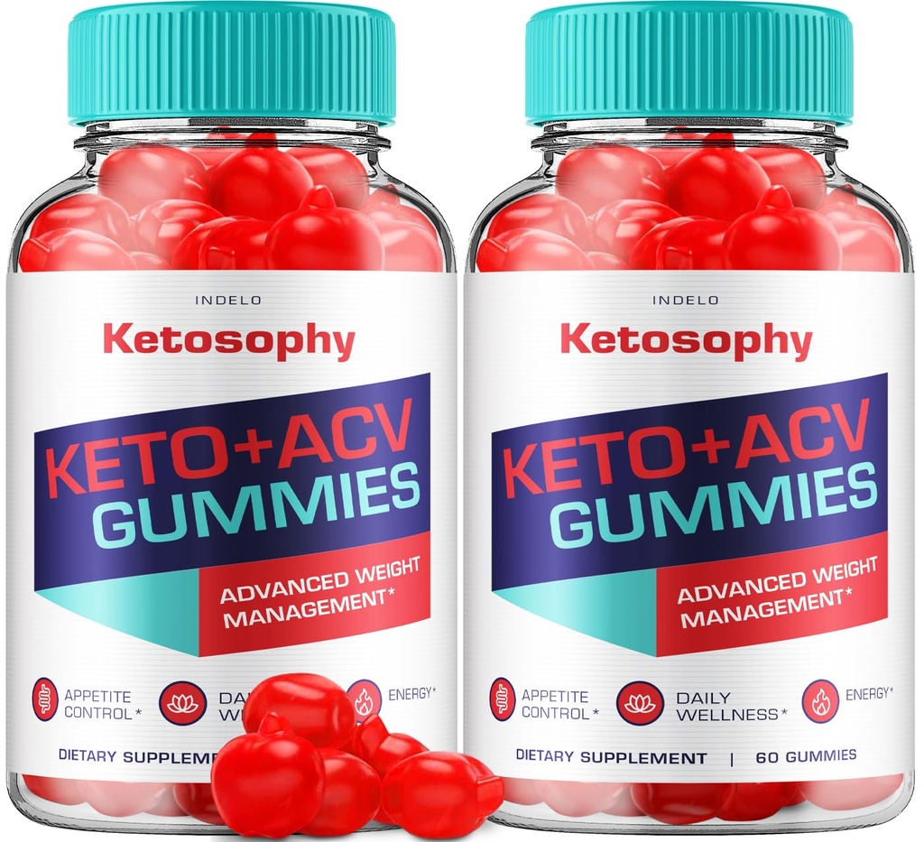 (2 Pack) KetoSophy Keto ACV Gummies - Advanced Weight Loss KetoSophy Keto Plus Gummies Apple Siider Äädikas KetoSophy ACV Gummies Kaal Management Dietary Supplement Reviews Mehed Naised (120 Gummies)
