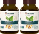 Himalaya Turmeric 95 täiendus kurkumiini / kurkuminoididega, liigeste ja lihaste tugi, optimaalne paindlikkus ja liikuvus, 600 mg, mitte-GMO, vegan, gluteenivaba, 60 kapslit, 2 pakendit, 60 päeva pakkumine