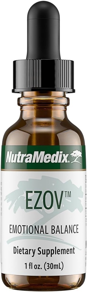 NutraMedix Ezov Hyssop taimede tilgad - vedeliku lisa stressi juhtimiseks, lõdvestamiseks, antioksüdantide toetamiseks ja soolestiku terviseks - vedela ürdi ekstrakt meeleolu ja emotsionaalseks toetuseks (1oz / 30 ml)