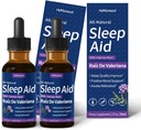 Valerian Root Sleep Support Drops, Gotas de Manzanilla y Flor de Jamaica y Valeriana para Dormir, Nature Taimne ekstrakt vedelik sügava une jaoks. 4oz