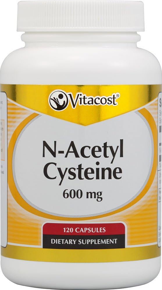 Vitacost N-atsetüültsüsteiin (NAC) – 600 mg – 120 kapslit