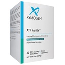 XYMOGEN ATP Ignite Revitalizing Energiajoogi Pulber - toetab elektrolüütide asendamist + ATP biosünteesi antioksüdantide, aminoide, vitamiinide, elektrolüütide + 95 mg kofeiiniga (30 segatud marjapulga pakendit)