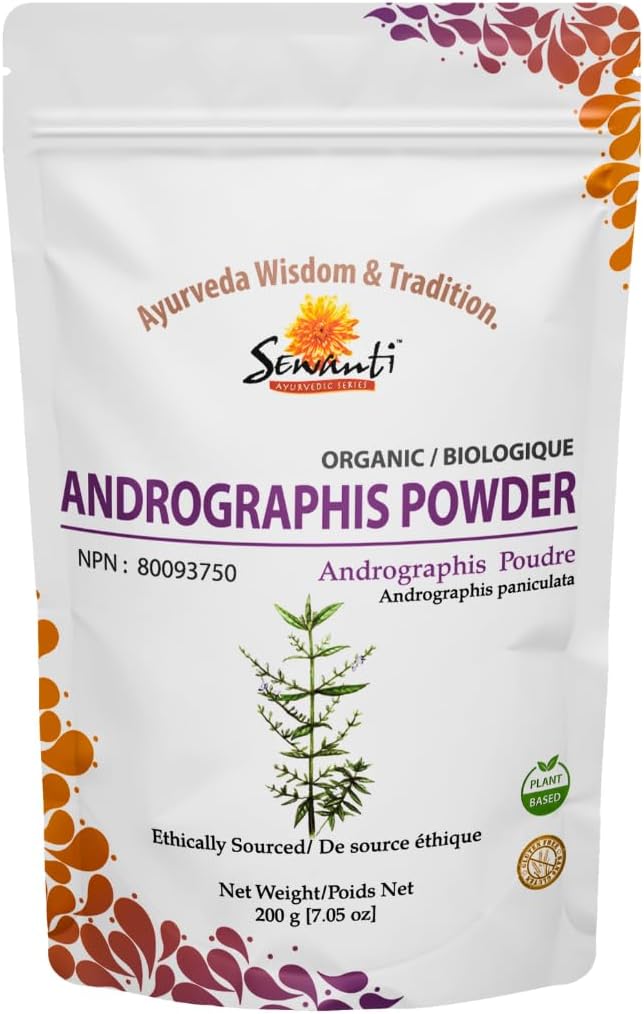 Sewanti Andrographis Extract Powder - Andrographis Paniculata Maksatervise |Taimne täiendus 200g