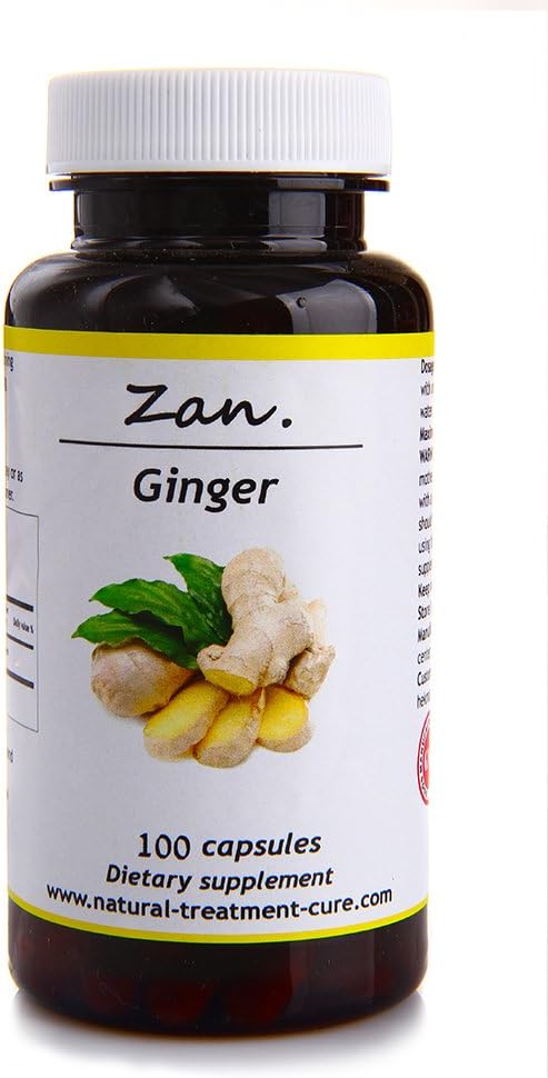 Hekma keskuse puhas ingveri juur - Zingiber Officinalis - 100 kapslit vähendab iiveldust - vegan