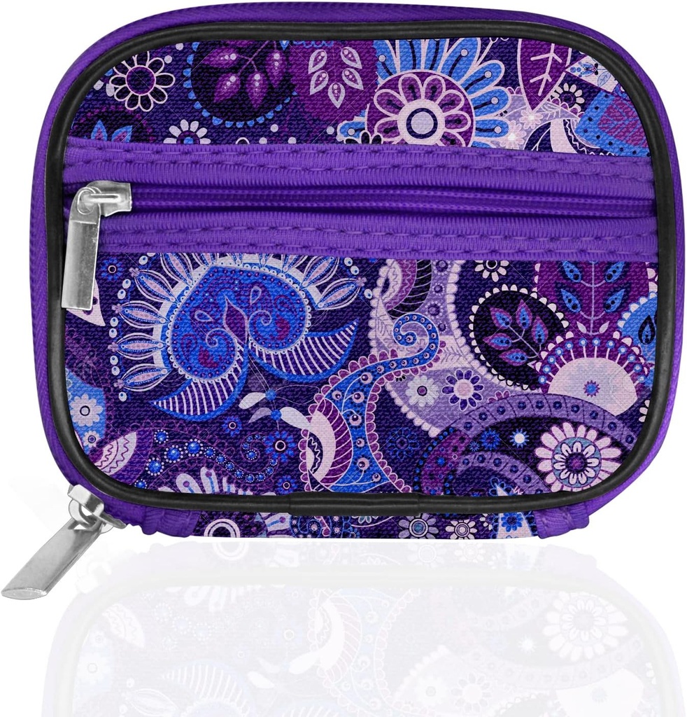 Serfeymi Weekly Travel Pill Korraldaja Juhul Purk Eemaldatav 7-päevane Box, Moodne Pill Konteiner meditsiin, Vitamiin, täiendus - Purple 01