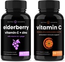NutraChamps Elderberry ja C-vitamiini kapslid