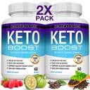 Keto Boost Dieet Pills Ketosis Supplement - Natural Exogenous Keto Formula Support Energy & Focus, Advanced Ketones Ketogenic Dieet, Meeste Naistele