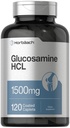 Horbäach Glükosamiin HCL | 1500mg | 120 Caplets | Mitte-GMO ja Gluteeni vaba täiendus
