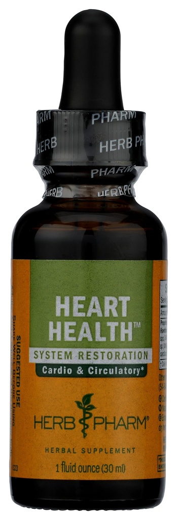 Herb Pharm Heart Health Vedel Taimne valem koos Hawthorniga südame-veresoonkonna süsteemi toetamiseks - 1 Ounce (FCACT01)