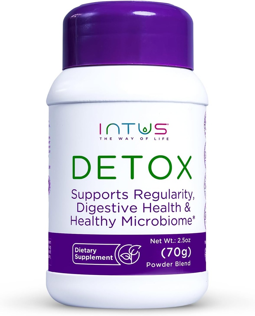Intus Detox | Colon Cleanse and Maks Detox for Digestive Health | Ayurveda Taimne täiendus, et toetada soolestiku tervist, kroonilist kõhukinnisust, parandada seedimist ja pakkuda puhitust | 2,5 oz