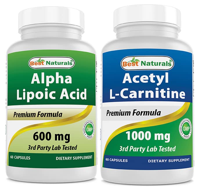 Parimad looduslikud alfa-lipohape 600 mg ja atsetüül-L-karnitiin 1000 mg