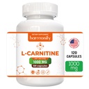L Karnitiinilisandi 1000 mg ühe serveerimise kohta, 120 taimset kapslit ja puhast vormi, 60 serveerimist