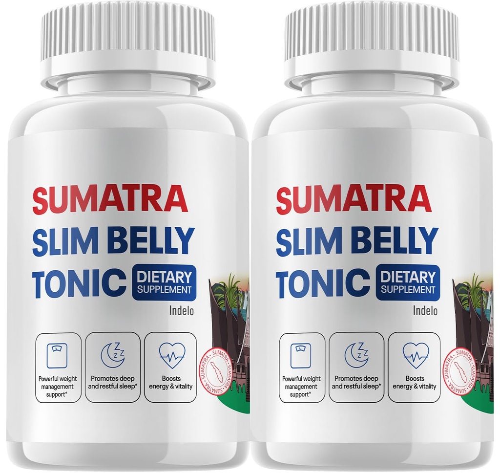 (2 Pack) Sumatra Slim Belly Tonic - Slim Belly Dietary Supplement, Sumatra Slim Belly All-Natural Pills, Sumatra SlimBelly Arvustused (120 kapslit)