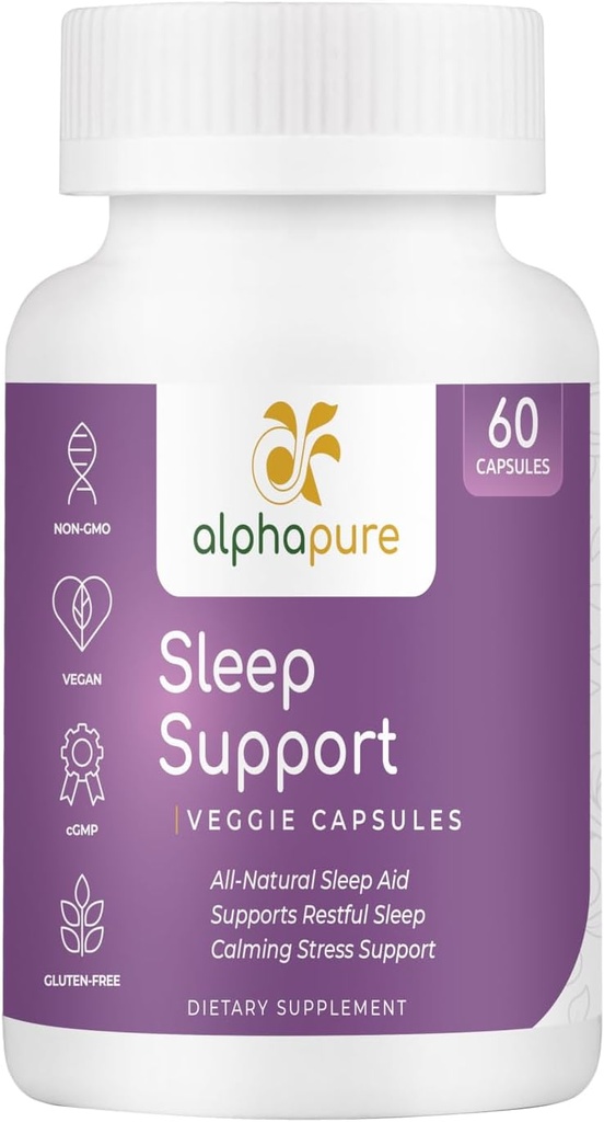 Une täiendada melatoniini, ashwagandha, L-Theanine ja maitsetaimed - 60 kapslit