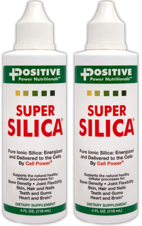 Super Silica Vedelik Kontsentraat, 4 untsi. Pudel (pakk 2) - Suurim imendumine, kollageeni tootmine, toetab tervislikku luutihedust, liigeste paindlikkust, naha juukseid ja küüneid, -4 oz. Kokku üle 68 kvarti
