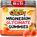 Center-Filled Magneesium Glycinate Gummies 400MG - Suur imendumine lastele, teismelistele ja täiskasvanutele - Lisa une, rahu ja lihaste lõõgastumiseks B6 & D3 - Gluteenivaba & Vegan Sõbralik - 120 Count