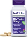 Natrol piimaohakas 525 mg ühe serveerimise kohta, seedetrakti tervise toidulisand, piimaohaka lisand, 60 kapslit, 30 päeva pakkumine