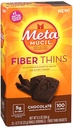 Metamucil Fiber Thins, Chocolate, 12 Packets, 9,3oz - Pakend 2