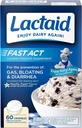 Lactaid Fast Act Laktoosi tolerants Relief närimistables koos laktaasi ensüümiga, et vältida gaasi, puhitust ja kõhulahtisust laktoositundlikkuse tõttu,Ideaalne reisimiseks & On-the-Go, Vanilla Twist,60 pakendit 1-ct.(5pk)