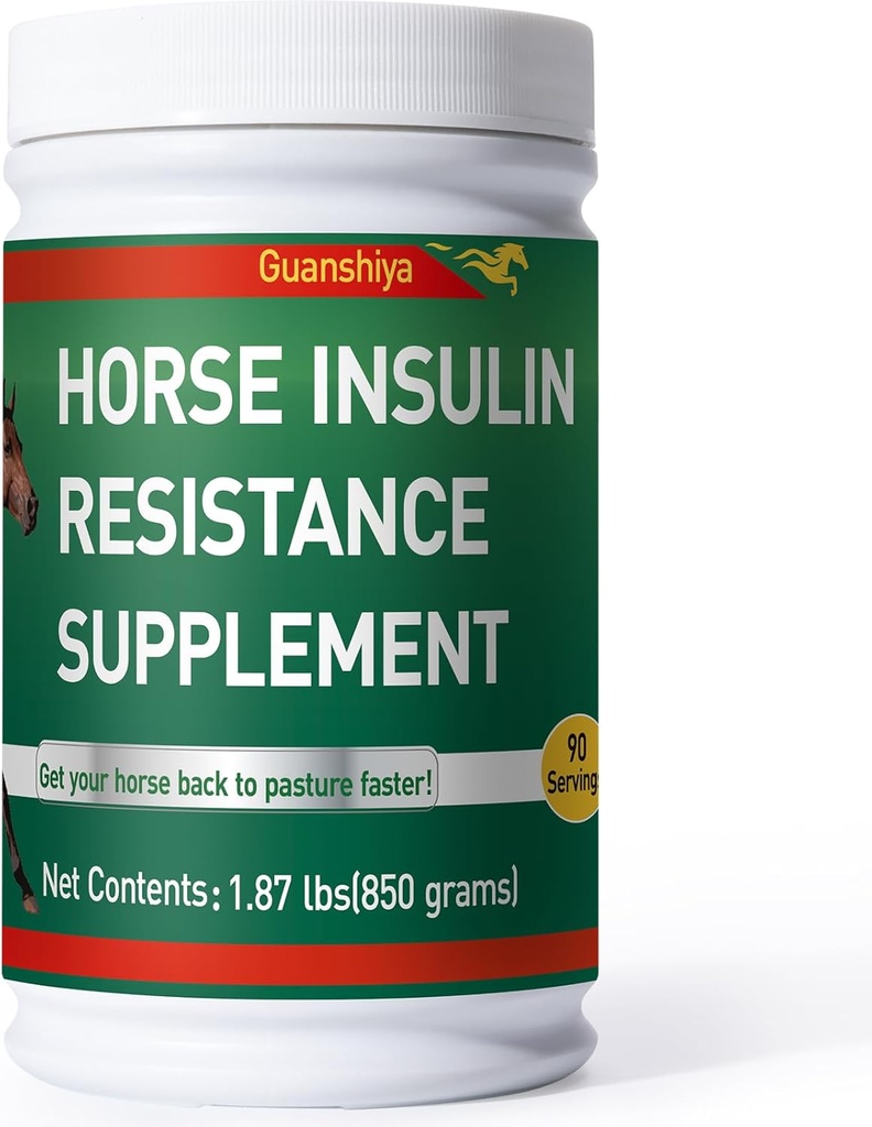 Insuliiniresistentsuse täiendus hobustele - hobuste laminiitravi - looduslik laminiit Taimne pulber valulike jalgade ja kroonilise laminiidi jaoks, 1,87 lb (90-päevane pakkumine)