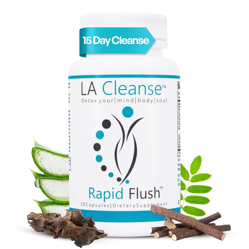 15-päevane puhastamine ja detox - kiire loputamine 15-päevane soolestiku puhastamine Detox, Colon Cleanse, Colon Broom Gut Support - Suurendage seedimist Cascara Sagrada, Senna Leaf, Psyllium Husk - kapslid 30 Count