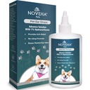 NOVEHA Pet Ear Drops koos 1% hüdrokortisooniga | Kõrvapuhastaja koertele ja kassidele Earwaxi kogunemiseks, No-Sting valem, Calms Itch & Vähendab valulikke kõrvainfektsioone 60 ml (60 ml (pakk 1))