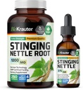 BIO KRAUTER Stinging Nettle 250 Capsules & Stinginging Nettle Tinktuur 2 Fl. Oz .