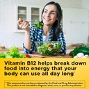Nature Made Energy B12 1000 mcg, toidulisand energia ainevahetuse toetamiseks, 150 kummi, 75 päeva pakkumine (2. pakk)