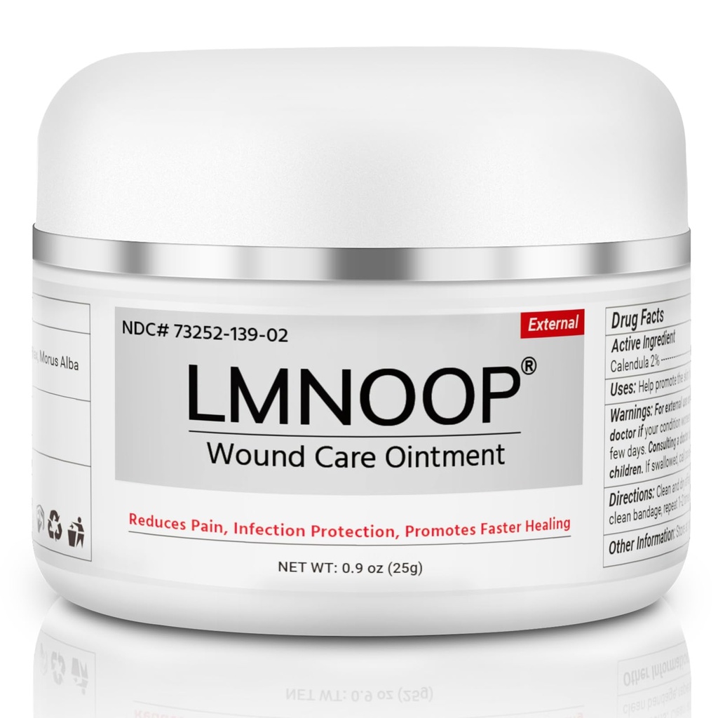 LMNOOP® voodihaige salv, infektsioonide kaitse ja naha parandamise maksimaalne tugevus haavahoolduskreem, diabeedihaavade kiire paranemine, rõhuhaavandid, venoosne haavand, põletused, lõiked, praod