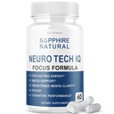 Neuro Tech IQ Brain Supplement Neurotech Iq Focus vormelid (60 kapslit)