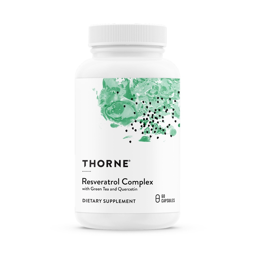 THORNE - PolyResveratrol-SR - Trans-Resveratrooli lisand tervislikuks vananemiseks * - 60 kapslit