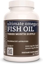 Remedy toitumine Ultimate Omega-3 Fish Oil | 1000 mg, 90 Softgels Dietary Supplement | 3 kuu pakkumine | EPA, DHA, GLA, ALA ja LA rasvhapped