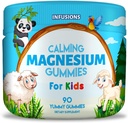 Infusioonid Rahulik Magneesium Gummies Lastele 90 Loe - Tervislik Lihasluu Energiatoetus Pehme ja Maitsev Vegan Sõbralik Ja Mitte-GMO