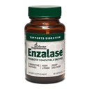 Master Supplements Enzlase - 50 kapslit - probiootilised ühilduvad ensüümid - pakub seedetrakti võimendust + gaasi ja puhumist - gluteenivaba - 50 serveerimist