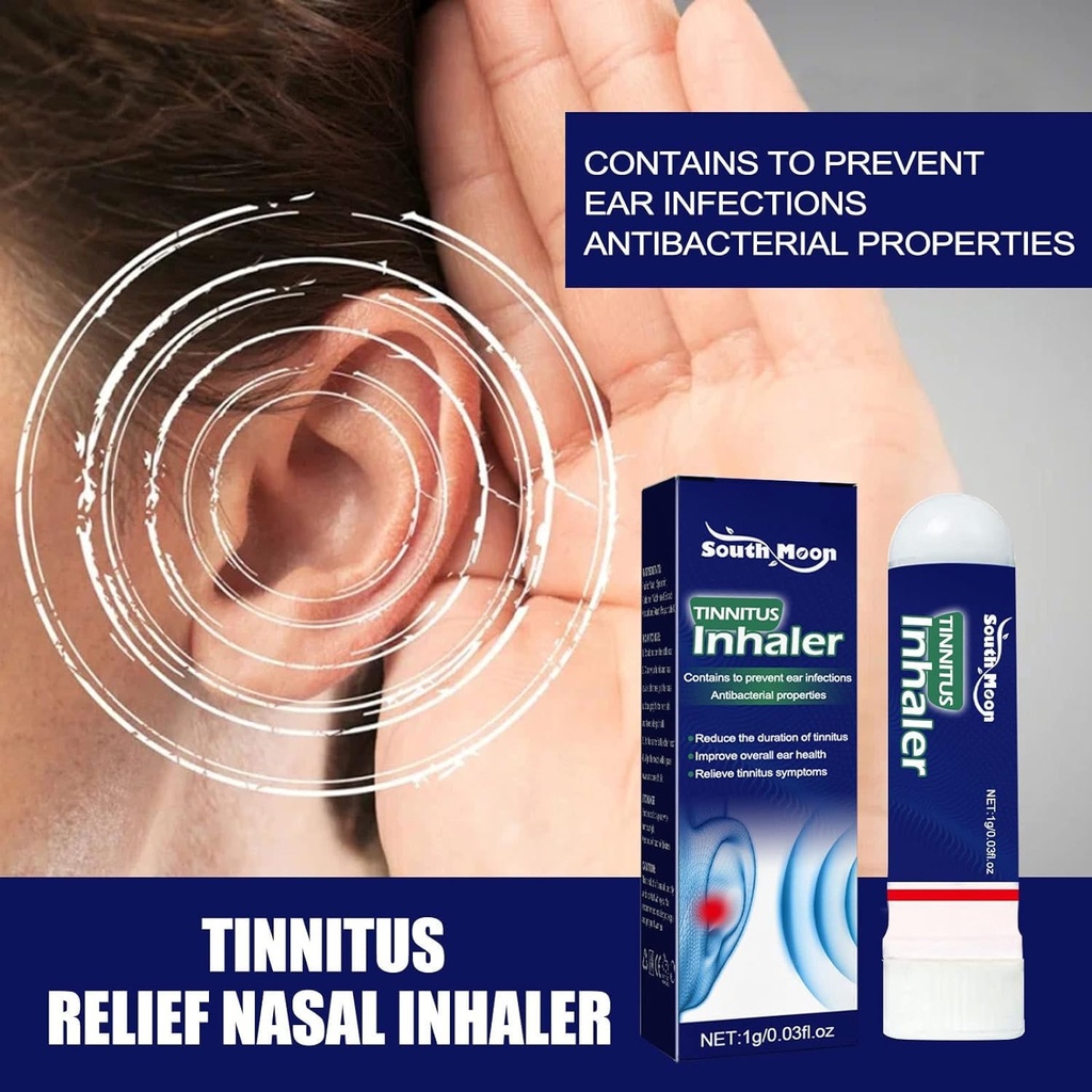 Techsilen Tinnitus, Tinnitus Inhaler, Echoease Tinnitus Inhaler, Techsilen Tinnitus Inhaler, Tinnitus Relief Ringing Ears, Tinnitus Relief Nasal Inhaler (5 tk)