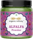 Alfalfa rohupulber (100 Gram/3,5 Ounce) Medicago Sativa