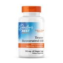Arsti parim trans-resveratrool 100, resveratrool punase veini polüfenooliga (ResVinol), mitte-GMO, gluteenivaba, sojavaba, Vegan 60 Veggie kapslid