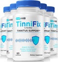 (5 Pack) Tinnifixi kapslid - täiustatud kuulmistoetuse valem, Tinnifixi tabletid tervisliku kuulmise säilitamiseks, kõik looduslikud tinnifix täieliku kõrva tervise jaoks, ametlik Tinni Fix Review (300 kapslit)