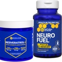 LOODUSVARAD NeuroFuel & Resveratrool+ Täienduskomplekt - toetab fookust, mälu ja tervislikku aju vananemist * - 135 kapslit