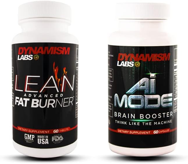 MANTFUP DünamismLabs Peak Performance Bundle - Lean Advanced Fat Burner ja AI Brain Booster