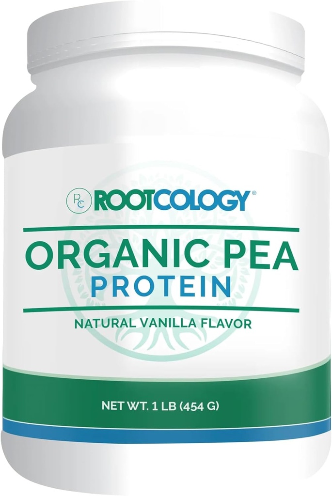 Dr Izabella Wentzi rotkoloogia | Orgaaniline hernevalk | USDA sertifitseeritud orgaaniline hernevalk koos 20 g taimse valguga serveerimise kohta | Natural Vanilla Flavor | 454g / 15 Servings